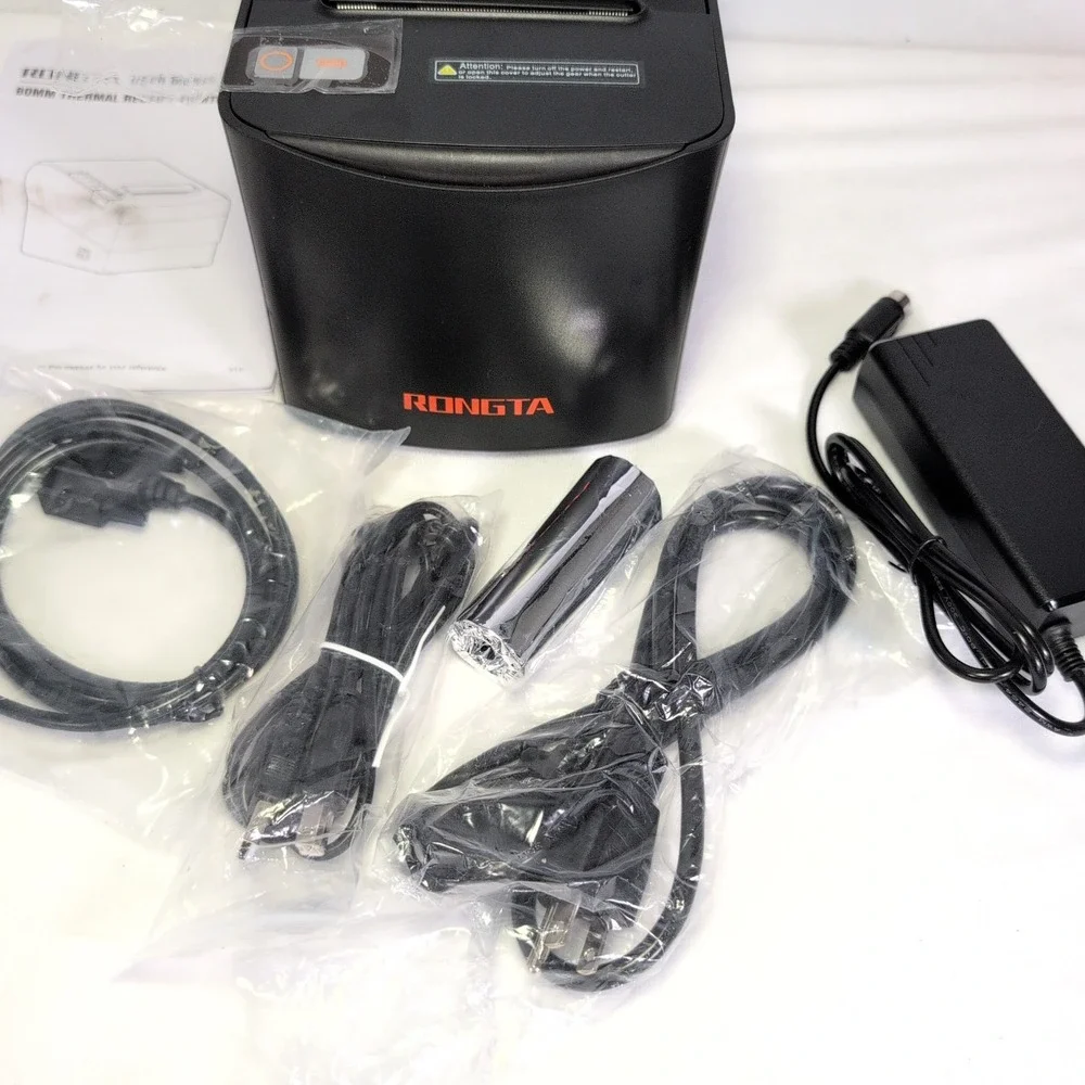 Rongta POS Printer, 80mm USB Thermal Receipt Printer, Restaurant Kitchen RP326